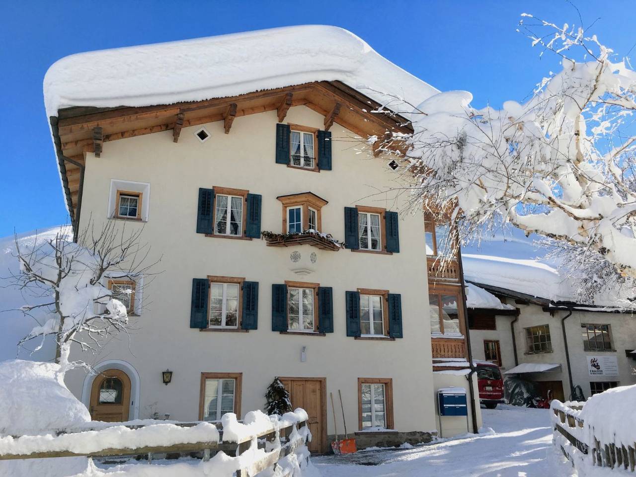 Ganze Wohnung, Kasperhuus Klosters in Klosters-Serneus, Plessur Alpen