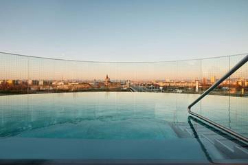 Appart’hôtel pour 2 personnes, avec terrasse ainsi que piscine et sauna, animaux acceptés à Vienne (Autriche)
