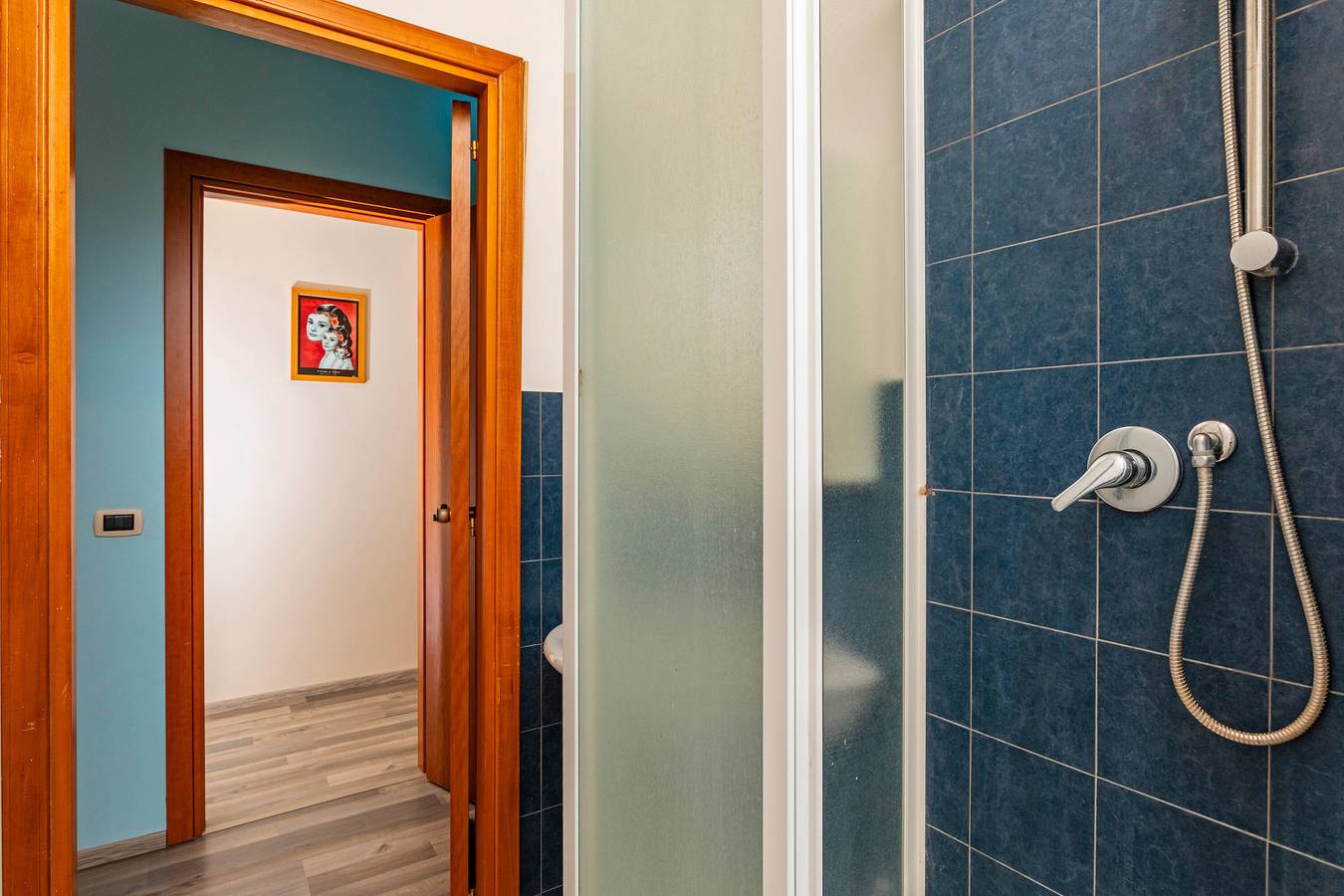 Camera 'Seasidecity - Matrimoniale Azzurra' con Terrazza condivisa, Wi-Fi e Aria Condizionata in Catania, Catania e dintorni