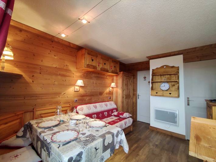 Estudio entero, Estudio acogedor vista montaña - 4 pers. in Plagne Villages, La Plagne-Tarentaise