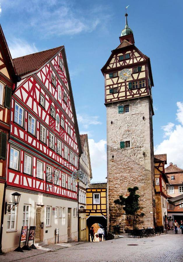 Single Room with Bathroom in Schwäbisch Hall, Hohenlohe