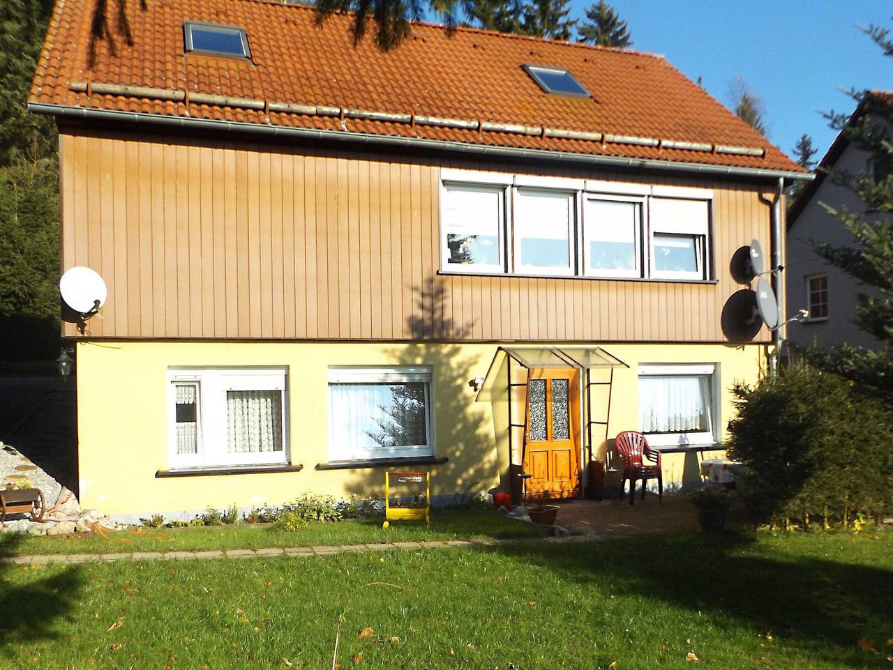 Ganze Ferienwohnung, Haus am Waldesrand - Fw in Tanne, Harzvorland