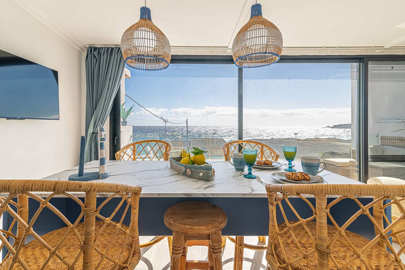 Maison de vacances 'Brisa Marina' avec vue sur la mer, terrasse privée et Wi-Fi in La Jaca, Tenerife du Sud