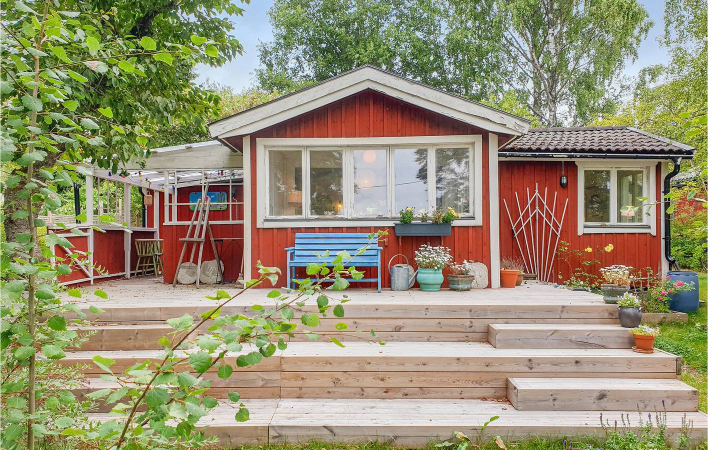 Casa de vacaciones para 8 personas con terraza in Haninge