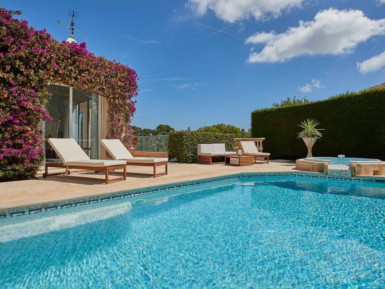 Villa mit Klimaanlage, Pool und Whirlpool, 3 Schlafzimmer/6 Personen – Vallauris in Vallauris, Mittelmeerküste (Frankreich)