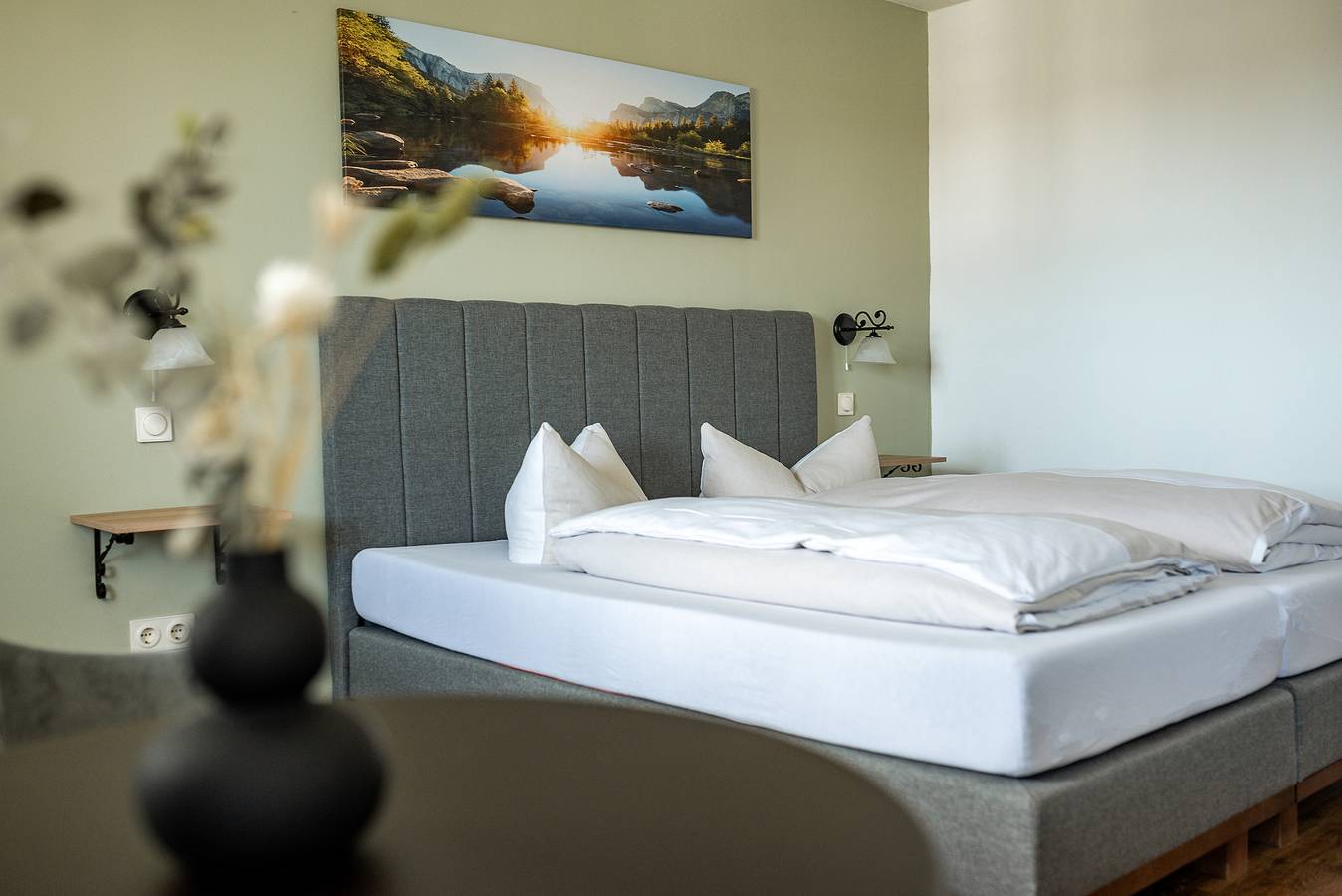 Hotel Garni Kern - Doppelzimmer mit Du/Wc in Halfing, Landkreis Rosenheim