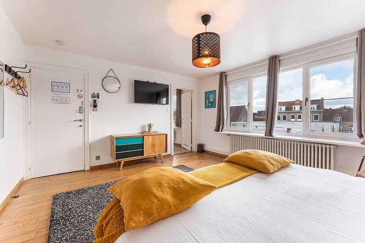 The Sweet Rose double room w. garden view in Bruges, Flandre-Occidentale