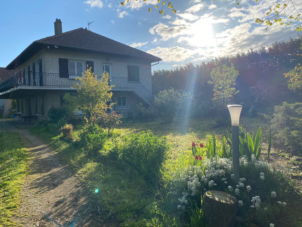 Maison "Chalet Echalas" avec terrasse privée, jardin privé et Wi-Fi in Parc Naturel Régional Du Pilat