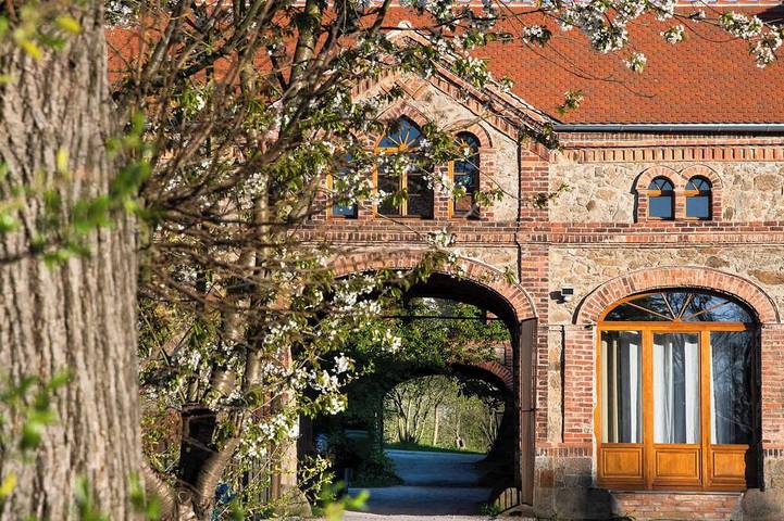 Ganze Wohnung, Designer-Studio unter historischem Gewölbe - Natur und Ruhe bei Dresden in Großharthau, Oberlausitz-Niederschlesien