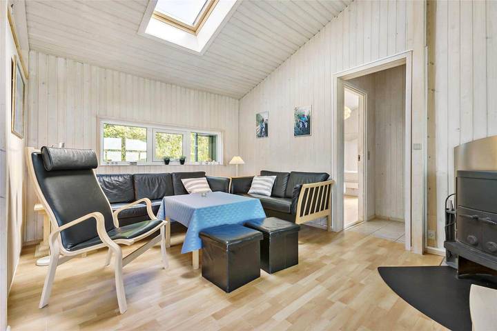 Ferienhaus mit Meerblick für 10 Personen, mit Sauna und Terrasse sowie Pool, mit Haustier in Grønhøj Strand - 4