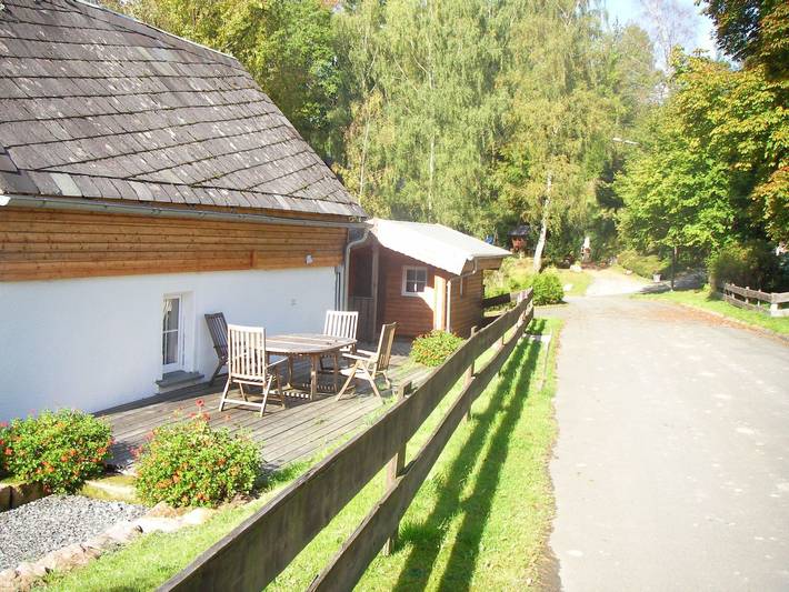 Chalet für 5 Personen, mit Terrasse und Garten, mit Haustier in Franken