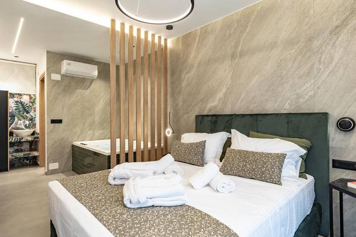 Ferienwohnung für 4 Personen, mit Balkon und Ausblick in Bali (Kreta)