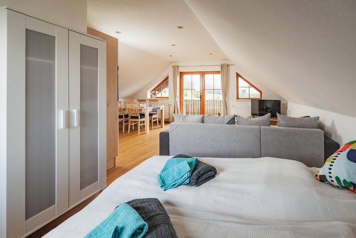 Ferienwohnung für 3 Personen, mit Balkon und Ausblick in Hilders - 3