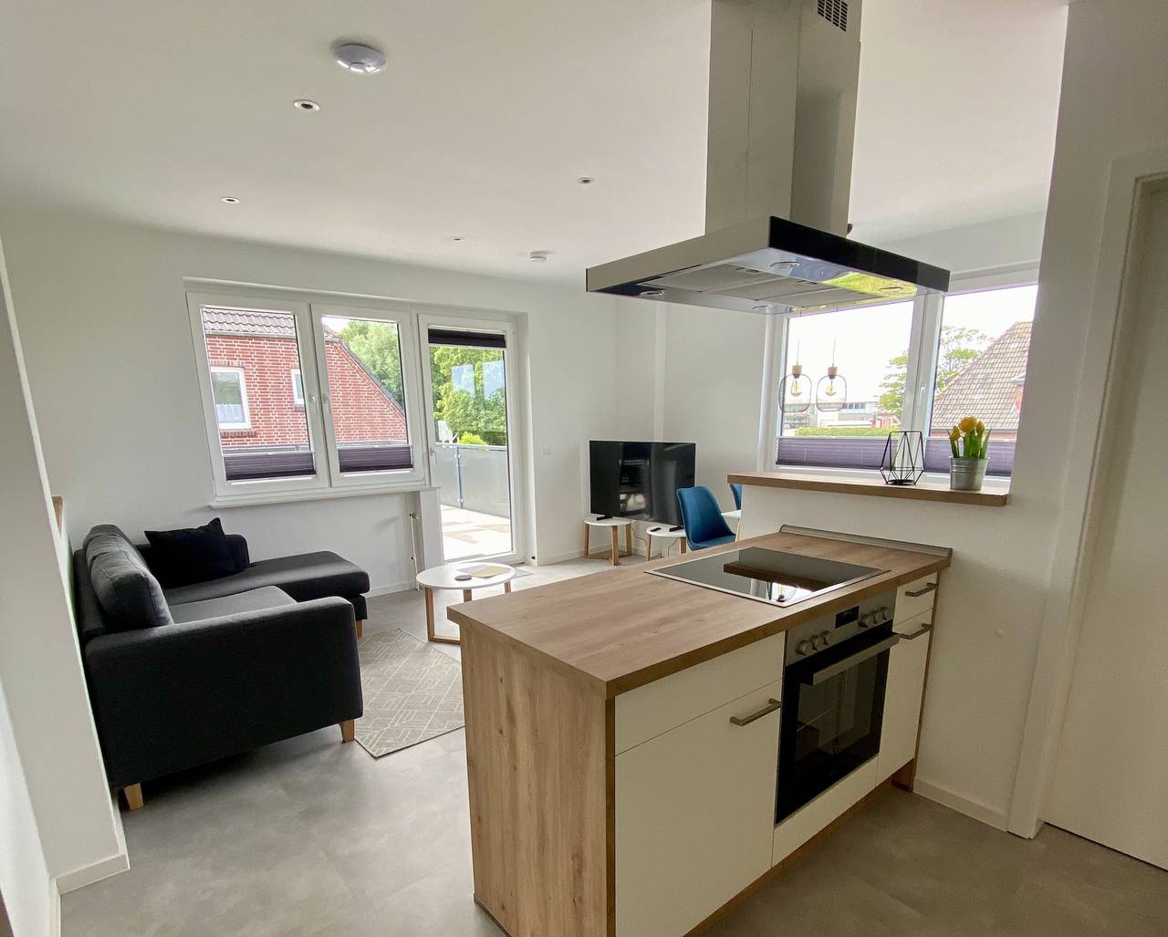 Ganze Wohnung, Ferienwohnung Strandkorb - Haus Seeschwalbe - Ferienwohnung Strandkorb mit 50qm, 1 Schlafzimmer, max. 2 Personen in Horumersiel, Wangerland