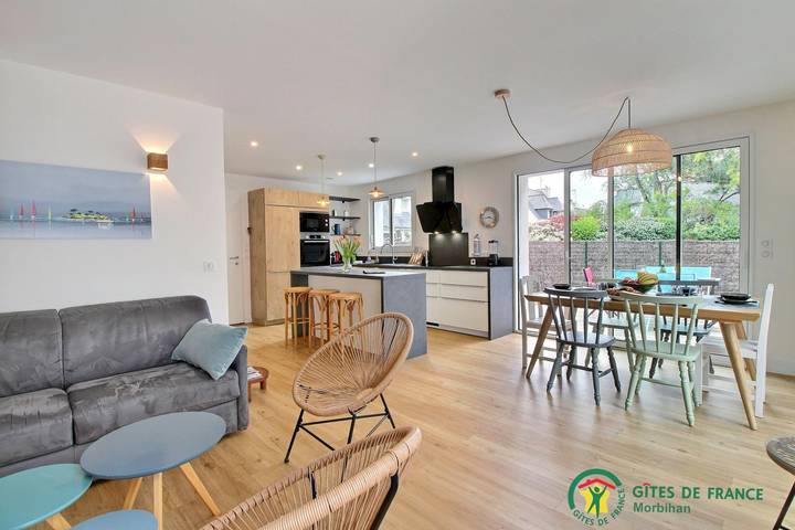 Gîte pour 6 personnes, avec Terrasse et Jardin dans Plage Saint-Colomban