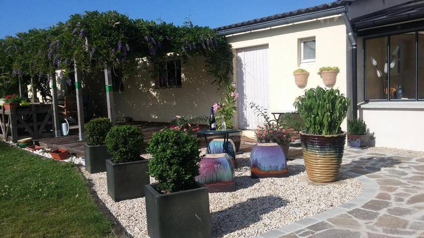 Chambre d’hôte pour 3 personnes, avec jardin
