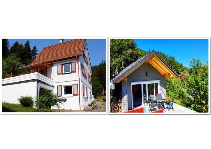 Ferienhaus für 6 Personen, mit Balkon und Terrasse sowie Garten und Ausblick
