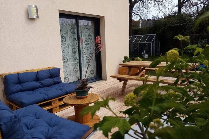 Ferienhaus für 6 Personen, mit Garten