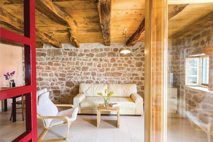 Ferienwohnung für 6 Personen, mit Garten und Ausblick