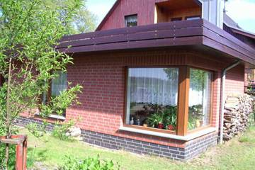 Ferienhaus für 3 Personen, mit Terrasse und Garten an der Müritz