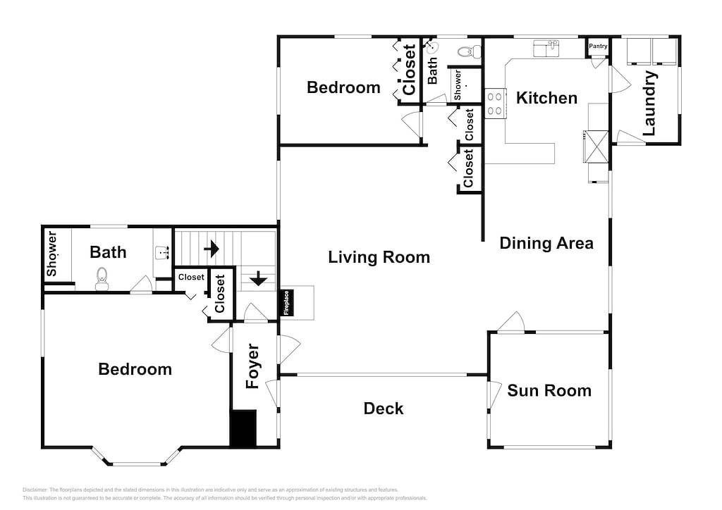 Serenity A Deck w Great View, 14 mins to Quiet Side Acadia in Hancock County