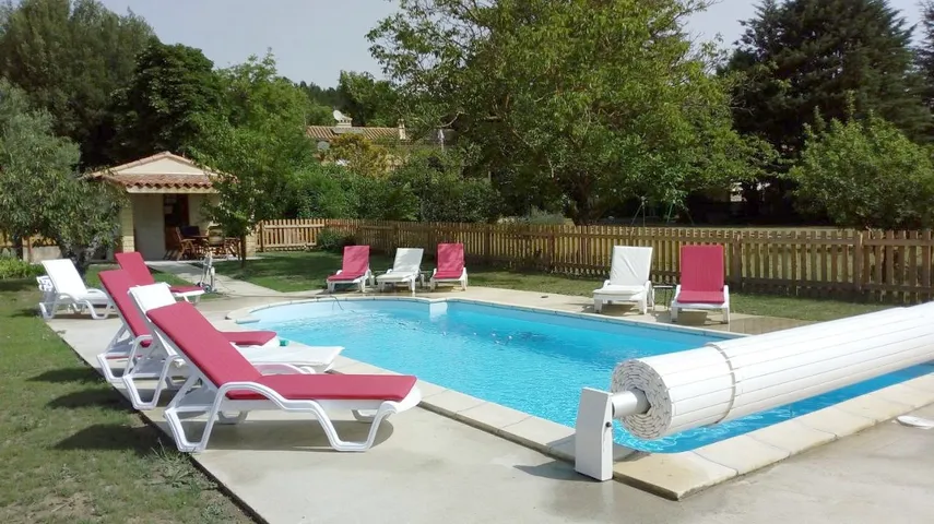Maison de vacances pour 10 personnes, avec jardin ainsi que vue et piscine - 1