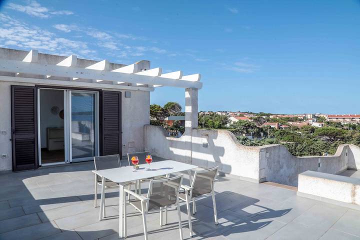Luxury Beachfront Villa Kaleidos in Spiaggia Sotto Torre, Calasetta