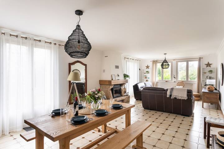 Maison de vacances pour 8 personnes, avec terrasse et jardin, animaux acceptés à Pléneuf-Val-André