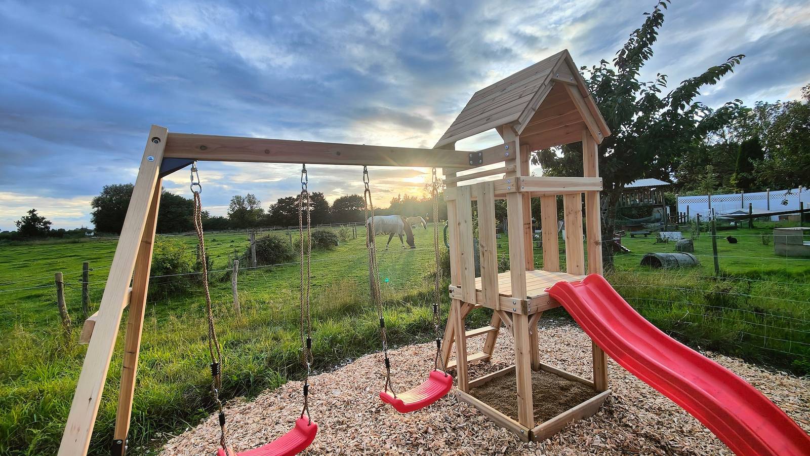 Schwedenhaus auf dem Bauernhof "Gruberdieken 8" in Grube, Ostholstein