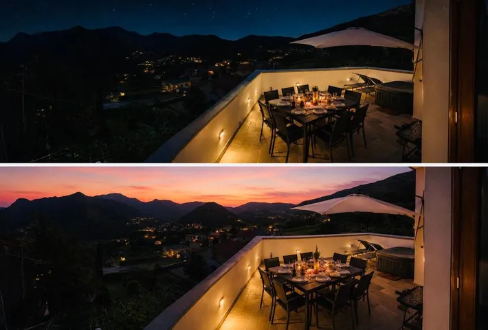 Casa vacanza per 7 persone, con panorama e piscina nonché terrazza, con animali domestici - 1