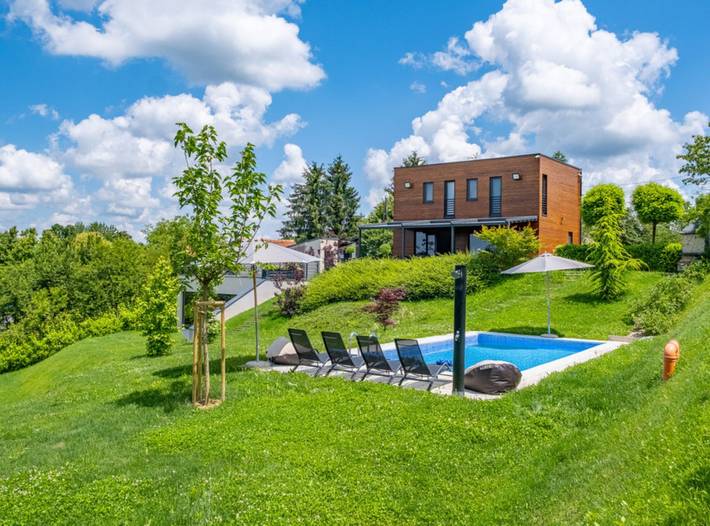 Ferienhaus für 6 Personen, mit Garten und Sauna