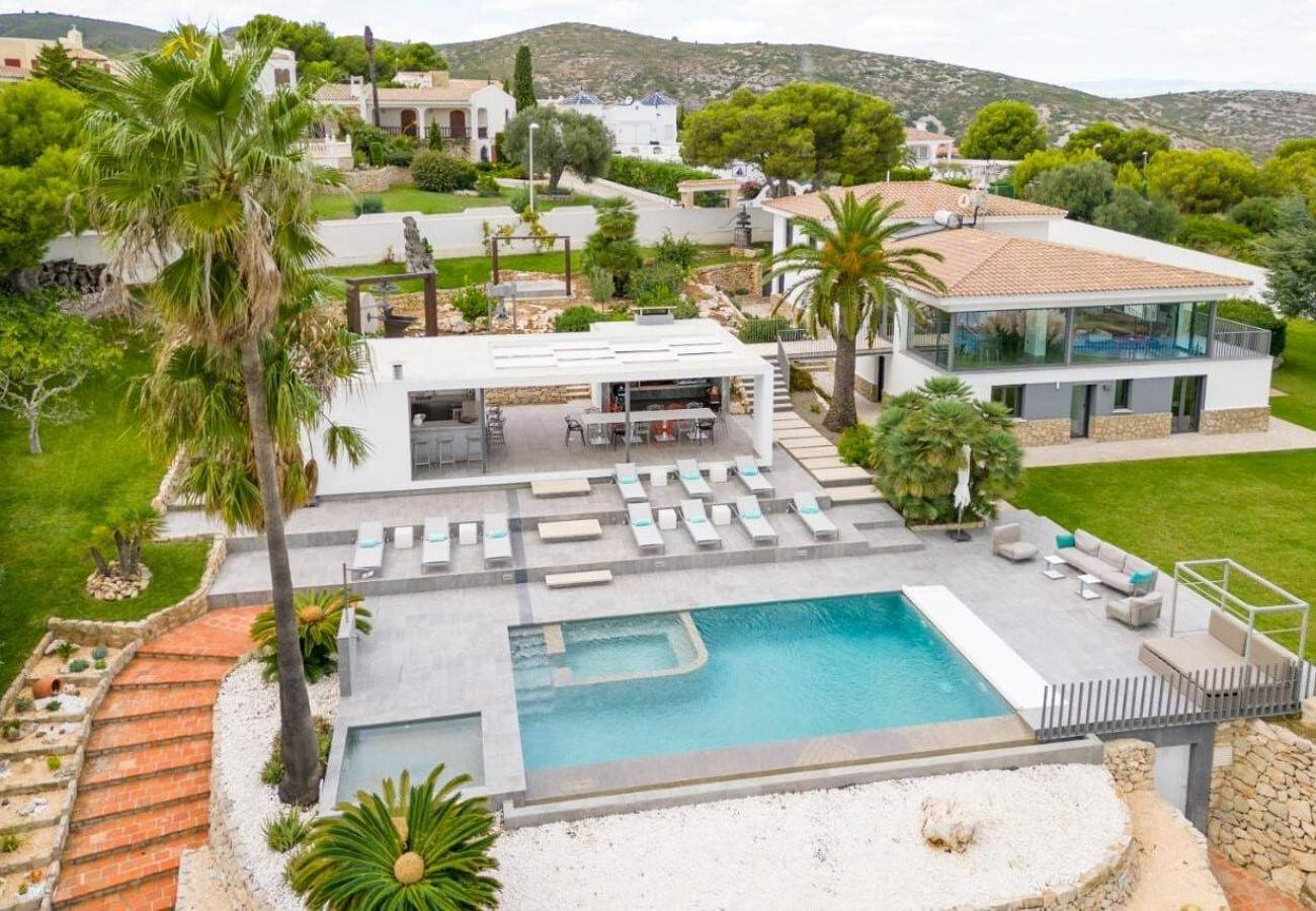 Villa "Atalaya" con vistas al mar, piscina privada y Wi-Fi in Peñíscola, Costa del Azahar