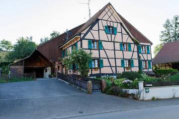 Gîte pour 5 personnes, avec jardin à Ueberstrass