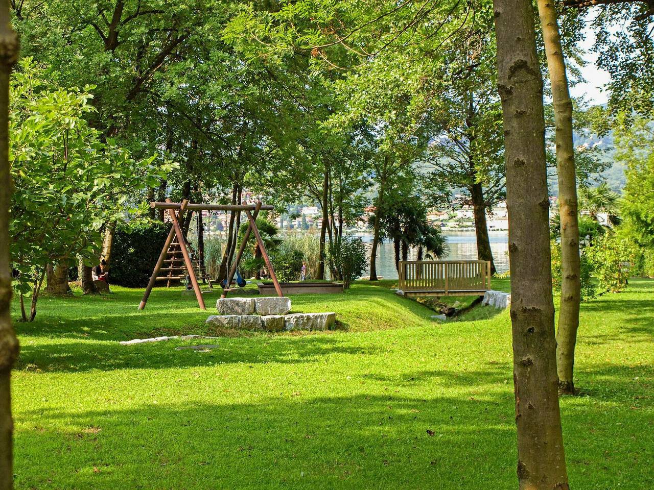 Ganze Wohnung, Caslano 100 - Residenza Parcolago Apt 018 mit Garten 100.29 in Caslano, Luganersee