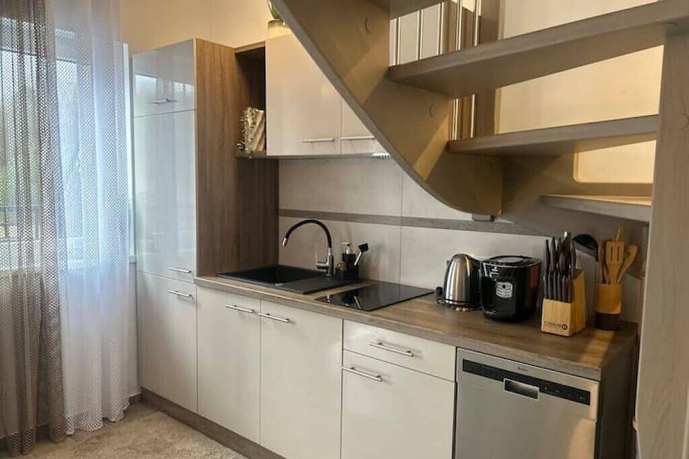 Ganze Wohnung, Haus am See mit Strandzugang - Apartment (Nr. 1) in Borne Sulinowo, Westpommern