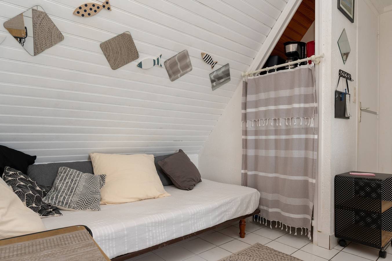 Estudio entero, Apartamento 'Le Studio Du Dolmen en Plouharnel' con balcón in Plouharnel, Côte des Mégalithes
