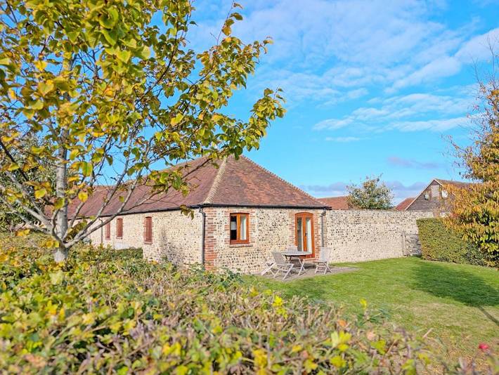 Ferienhaus für 4 Personen, mit Terrasse und Garten sowie Ausblick