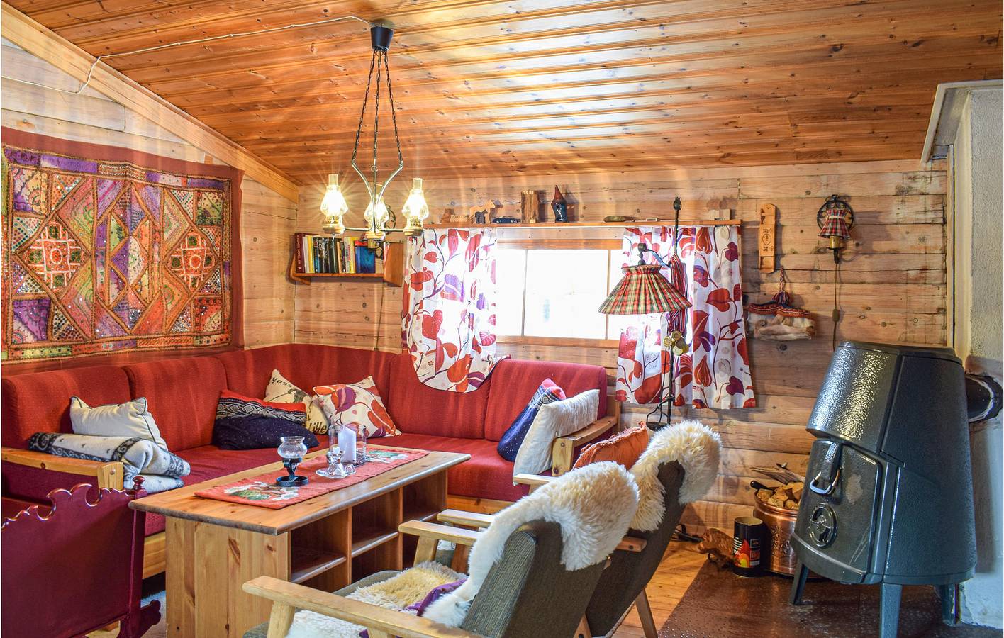 Maison de vacances pour 7 personnes avec jardin in Vinje