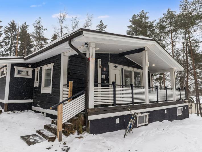 Ferienhaus für 12 Personen, mit Sauna und Terrasse, mit Haustier