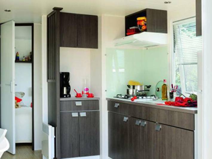 Camping Namasté - Mobilheim 4 personen - Cottage O'Phea in Puysségur, Haute-Garonne