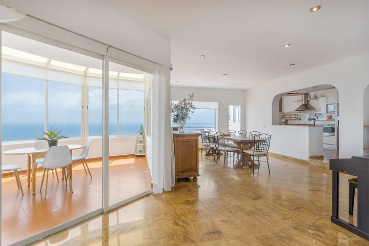 Villa "Casa Naranjita" avec vue sur la mer, Wi-Fi et piscine chauffée in Monte de los Almendros, Salobreña