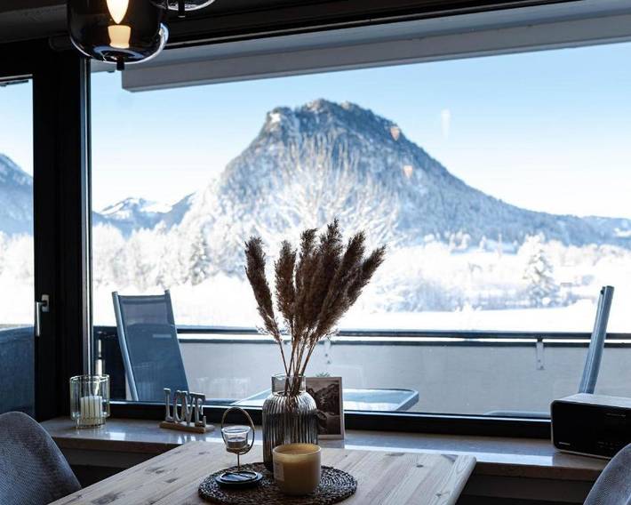 Hütte für 2 Personen, mit Ausblick und Balkon in Pfronten