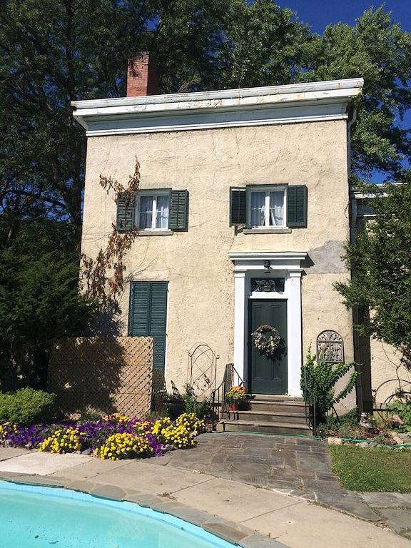 The Garden Suite in this National Historic Landmark in the Village of Geneseo in New York State