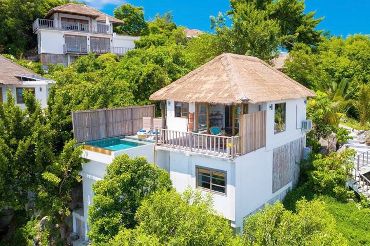 Location de vacances pour 5 personnes, avec piscine ainsi que balcon et vue dans Koh Tao - 3