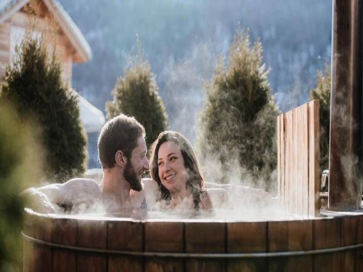 Chalet pour 6 personnes, avec terrasse ainsi que sauna et piscine, adapté aux familles à Les Orres - 4