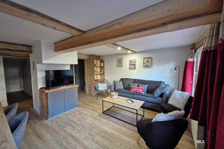 Location de vacances pour 10 personnes, avec Terrasse à Praz de Lys