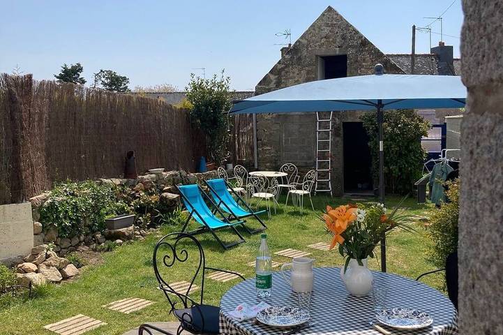 Maison de vacances pour 5 personnes, avec jardin ainsi que terrasse et jacuzzi à Belz