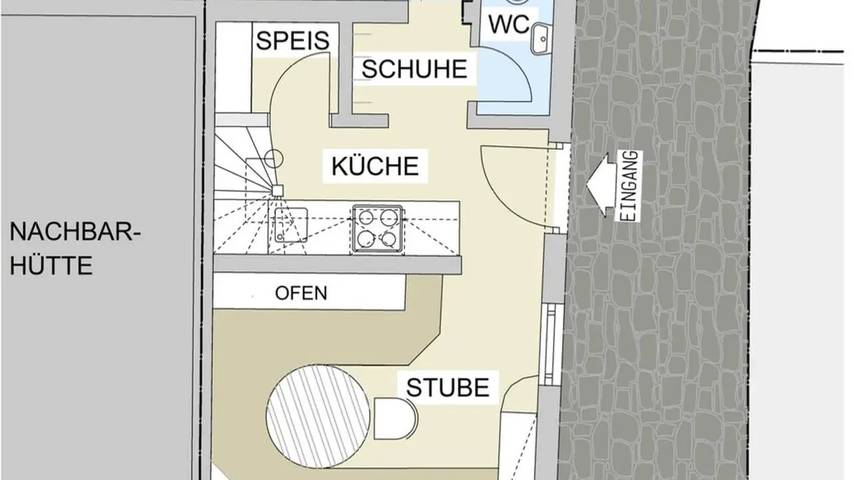 Hütte für 7 Personen, mit Terrasse im Ötztal - 4