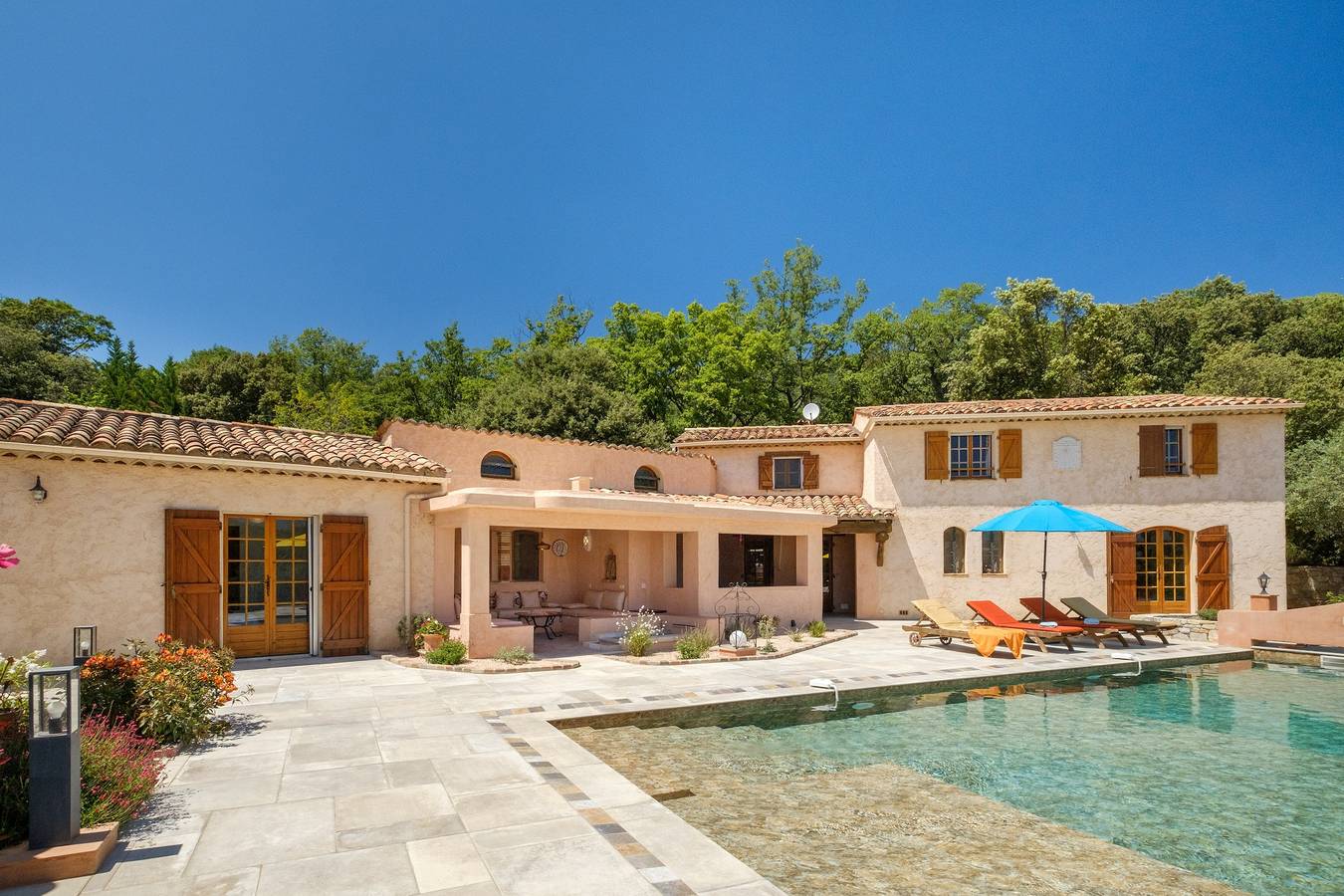 Villa 'Propriété Fontaine Margo': Retiro tranquilo con vistas a la montaña in Seillans, Region de Draguignan