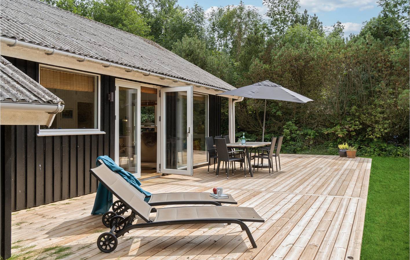 Ferienhaus für 6 Personen mit Terrasse in Østre Sømarken, Pedersker